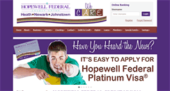 Desktop Screenshot of hopewellfcu.org